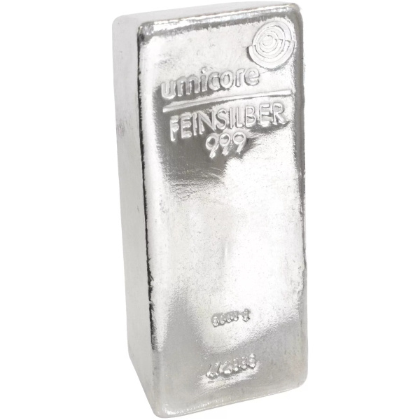 Umicore 5 Kilogram Silver Bullion Bar