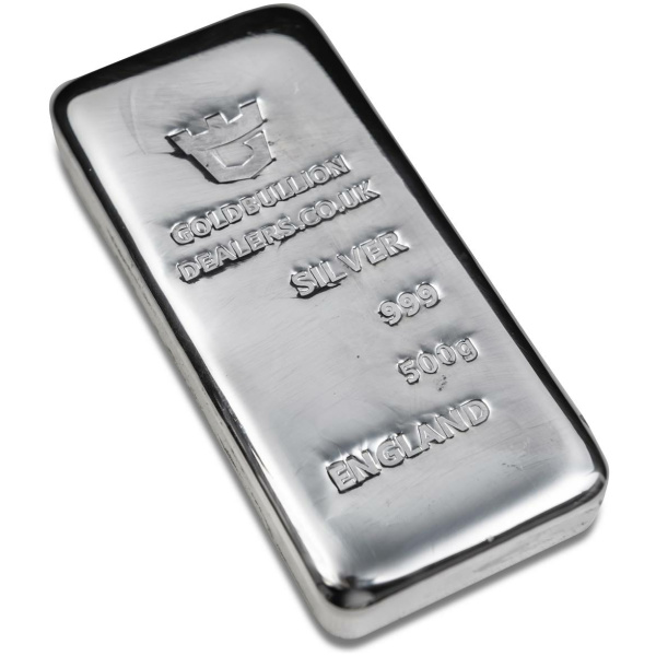 Gold Bullion Dealers 500 gram silver bar