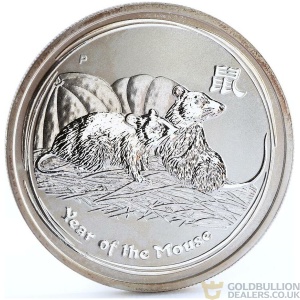 1/2oz lunar silver coin