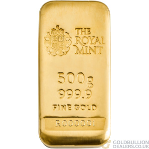 500 Gram Gold Bar
