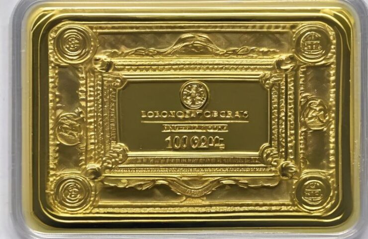 1 oz gold bar